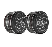 Charlemagne Hair Pomade - 100 g, Pack of 2 - Strong Hold & Water-Based Styling Cream - Easy Rinse, Cherry & Oud Scent - Barber Crafted Made in Germany