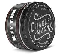 Charlemagne Pomade for Men - 100ml, Water-Based Strong Hold Pomade - High Shine Barber Cream & Hair Styling Cream - Cherry-Oud Scent