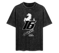 Charles 16 Leclerc Men's T-Shirt Unisex White Tee Clothing M