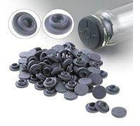 Charles 300599 100Pcs Rubber Glass Stopper Self Healing Injection Ports Inoculation For 13Mm Opening