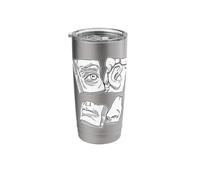 Charles Bargue Plates Face Features Classical Drawing Stainless Steel Insulated Tumbler