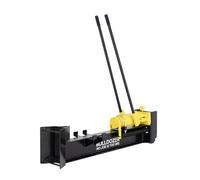 CHARLES BENTLEY BULLDOZER PRO 10 Ton Hand Operated Heavy Duty Hydraulic Log Splitter, No Electricity Required, Horizontal, Rubber Handles, 10 Ton Splitting Force (113X30cm)