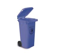 Charles Bentley Blue Wheelie Bin 120L - Wilko