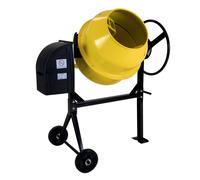 Charles Bentley 125L 230V 550W Portable Cement Concrete Mixer with Wheels