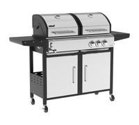 Charles Bentley 2+1 Burner BBQ - Stainless Steel