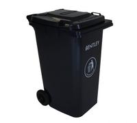 (Black) Bentley 240 Litre Wheelie Bin - Various Colours Available