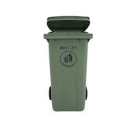 CHARLES BENTLEY 240L Wheelie Bin Polyethylene Heavy Duty, Green, 240 Litre