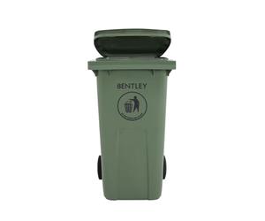 CHARLES BENTLEY 240L Wheelie Bin Polyethylene Heavy Duty, Green, 240 Litre