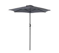 Charles Bentley 2M Garden Patio Market Umbrella Parasol Crank Function Grey