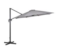 Charles Bentley 3.5m X-Large Round Cantilever Garden Parasol - Grey