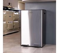Charles Bentley 60L Double Compartment Kitchen Bin, Silver