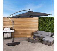 Charles Bentley 3m Hanging Banana Cantilever Garden Umbrella