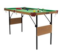Charles Bentley 4ft 6in Snooker and Pool Table Green FSC Including Balls and 2 Cues, none