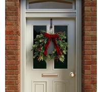 Charles Bentley 55Cm Wreath With Red Bow & Berries