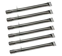 Charles Bentley 6 Burner Gas BBQ Burner Set of 6 in Silver Charles Bentley Silver