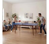 Charles Bentley 6ft Table Tennis Tabletop MDF, Blue 182x90x1.2cm