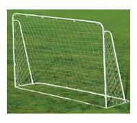CHARLES BENTLEY All Ages, 7ftx5ft, Metal, Portable, Football Goal, Net, Easy Assembly, U Shaped Ground Pegs, 3 Ply Net, Outdoor, Garden, Patio, Children, Long Lasting, Steel (305x180x122cm)