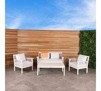 Charles Bentley Acacia Washed Wood Lounge Set, none