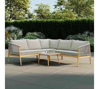 Charles Bentley Almada 4-5 Seater Corner Lounge Set