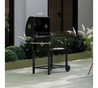 Charles Bentley American Large Portable Grill Charcoal Bbq 60X 45Cm Cooking Area