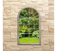 Charles Bentley Arch Outdoor Wall Decorative Mirror - Natural