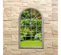 Charles Bentley Garden Single Arch Mirror - Natural, Brown