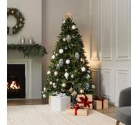 Charles Bentley Artificial Nordic Spruce Christmas Tree, Green, 8ft