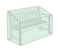 CHARLES BENTLEY Garden Furniture Bench Cover, Waterproof, Tear Resistant, For Outside, Patio, Garden Bench Cover, Windproof, Rectangular, Medium, Weatherproof, Easy To Store, In Green (125x90x63cm)