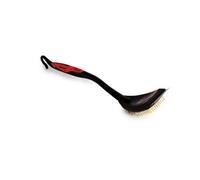 Bentley Bbq Grill Cleaning Brush With Steel Scraper - Red