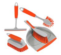 Charles Bentley ''Brights'' Cleaning Set - 5 Piece Orange