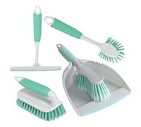 Charles Bentley 'Brights' Kitchen Bundle Dustpan & Brush Washing Up Mint Green