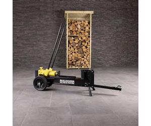 CHARLES BENTLEY BULLDOZER PRO 12 Ton Hydraulic Log Splitter Wood Splitter Firewood Splitter, Log Cutter, No Electricity, Portable with Wheels and Toe Hitch, Heavy Duty, Kindling Splitter, (150x110cm)