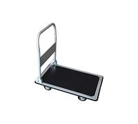 Charles Bentley Bulldozer Pro Heavy Duty Platform Trolley 150kg, Black