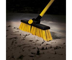 Charles Bentley Bulldozer Yard Broom Sweeper Heavy Duty Industrial With Handle