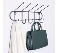 Charles Bentley Charnwood Iron Coat Rack, Grey