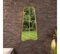 Charles Bentley Copenhagen Mirror In Gold Weather Resistant
