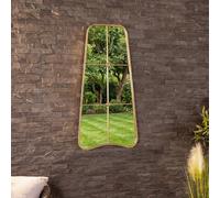 Charles Bentley Copenhagen Mirror in Gold Weather Resistant