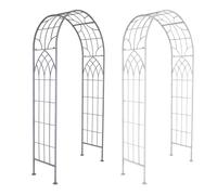 Charles Bentley Wrought Iron Arch, Grey