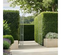 Charles Bentley Decorative Wrought Iron Arch - Sage Green