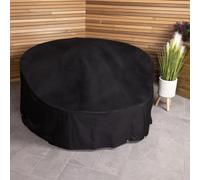 Charles Bentley Deluxe Rattan Day Bed Cover - Black