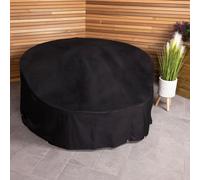 Charles Bentley Deluxe Rattan Day Bed Cover - Black