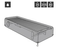 Deluxe Sun Lounger Cover - Black Charles Bentley Black One Size