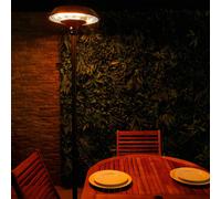 Charles Bentley Electric Floor Standing Patio Heater 2000W - Black Charles Bentley Black