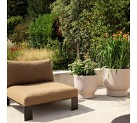 Charles Bentley Elho Amber Grail 40 Plant Pot Beige Indoor & Outdoor Plant Pot Charles Bentley Beige