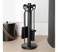 Charles Bentley Olive Fireside Companion Set, Black