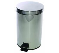 CHARLES BENTLEY Fsmisc KCO568W12 Pedal Bin Stainless Steel with Removable Plastic Liner 12 Litres D300xH460mm Ref SPC/PB.12/SS, multi-colour