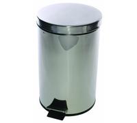 Charles Bentley Fsmisc Kco568W12 Pedal Bin Stainless Steel With Removable Plastic Liner 12 Litres D300Xh460mm Ref Spc/pb.12/ss, Multi-Colour