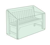 CHARLES BENTLEY Garden Furniture Bench Cover, Waterproof, Tear Resistant, For Outside, Patio, Garden Bench Cover, Windproof, Rectangular, Medium, Weatherproof, Easy To Store, In Green (125x90x63cm)