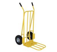 Charles Bentley Heavy Duty Sack Truck 270kg, Yellow 112x56.5x47cm
