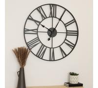 Charles Bentley Wimbleball Wall Clock Black 80Cm, Black